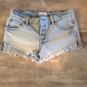 Free People Jean Shorts